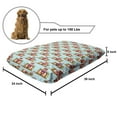 thumbnail image 2 of Circus Pet Bed, Festival Fun Themed Pattern with a Cartoon Design Tent and Trees Print, Resistant Pad for Dogs and Cats Cushion with Removable Cover, 24" x 39", Pale Blue and Multicolor, by Ambesonne, 2 of 4
