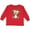 Red, variant on Inktastic Monkey Girls Long Sleeve Toddler T-Shirt