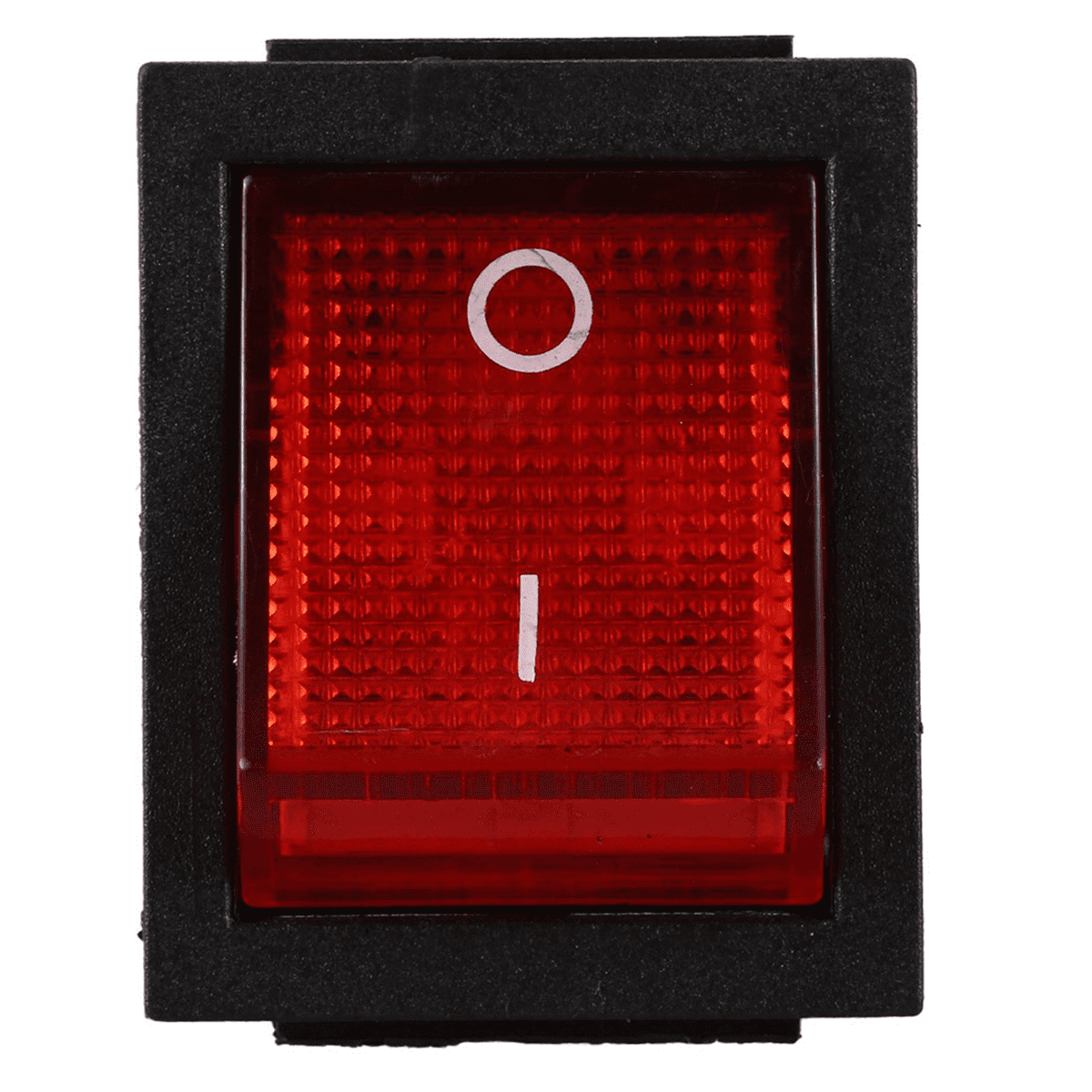 8X Red Light Illuminated 4 Pin DPST ON/ Snap in Rocker