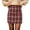 Wine, variant on Achuyrbd Womens Plaid Mini Skirt with Built In Shorts Elastic Waist Side Slit Casual Fall