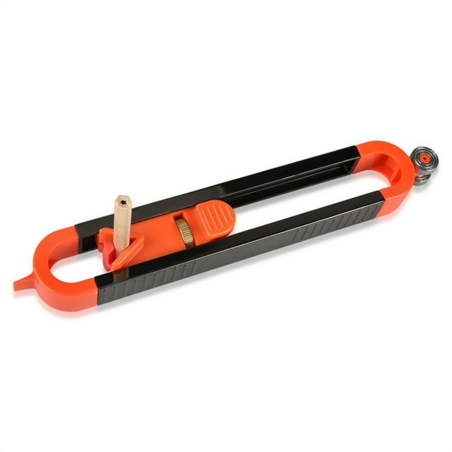 Eigraketly Lápiz de regla de trazado de perfil, medidor de contorno práctico ajustable, forma constante, utensilios de carpintería para medir, Herramientas manuales y eléctricas Eigraketly TO000905-00B