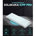 thumbnail image 2 of Teclado mecánico inalámbrico SOLAKAKA KI99 Pro 96% RGB, 2 of 9