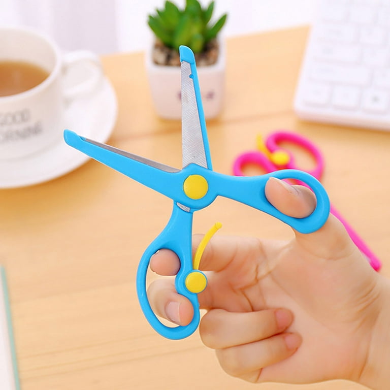 Heatoe 10 Pcs 5 Colors of Safety Scissors, Student & Children's Handmade  Scissors, Children's Paper-Cut Stationery with Protection, Plastic  Scissors. : Buy Online at Best Price in KSA - Souq is now