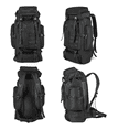 thumbnail image 2 of Mochila De Senderismo Mochila Cámping Impermeable Táctic 80l Xtellar Color Negro, 2 of 3