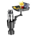 thumbnail image 4 of BAOSITY Car Cup Holder Tray Drink Holder Adjustable Base 3 in 1 Expandable Auto Accessories Road Trip Essentials Car Food Tray Table, 4 of 6
