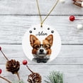thumbnail image 6 of Personalized Pembroke Welsh Corgi Christmas Ornament 2025 Name Pembroke Welsh Corgi Ornament, Gift for Dog Dad Dog Mom, Pembroke Welsh Corgi Portrait Wearing Glasses Ornament Keepsake nXmYvE, 6 of 6