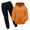 C-Orange, variant on ibiyuan Boys' Tracksuits Hoodie Pullover Tops Pants Soccer Outfit Regular Fit Hoodie Sets 2 Pieces Sweat Suits for Boys Back To School Fashion