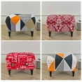 thumbnail image 6 of Dowbom Wing Chair Cover And Ottoman Slipcover Rectangle,2 Piece Slipcovers Stretch Footstool Cover With Elastic Bottom, 6 of 9