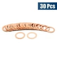 thumbnail image 4 of 18mm Inner Dia Copper Washers Flat Car Metric Sealing Gaskets Rings 30pcs, 4 of 5