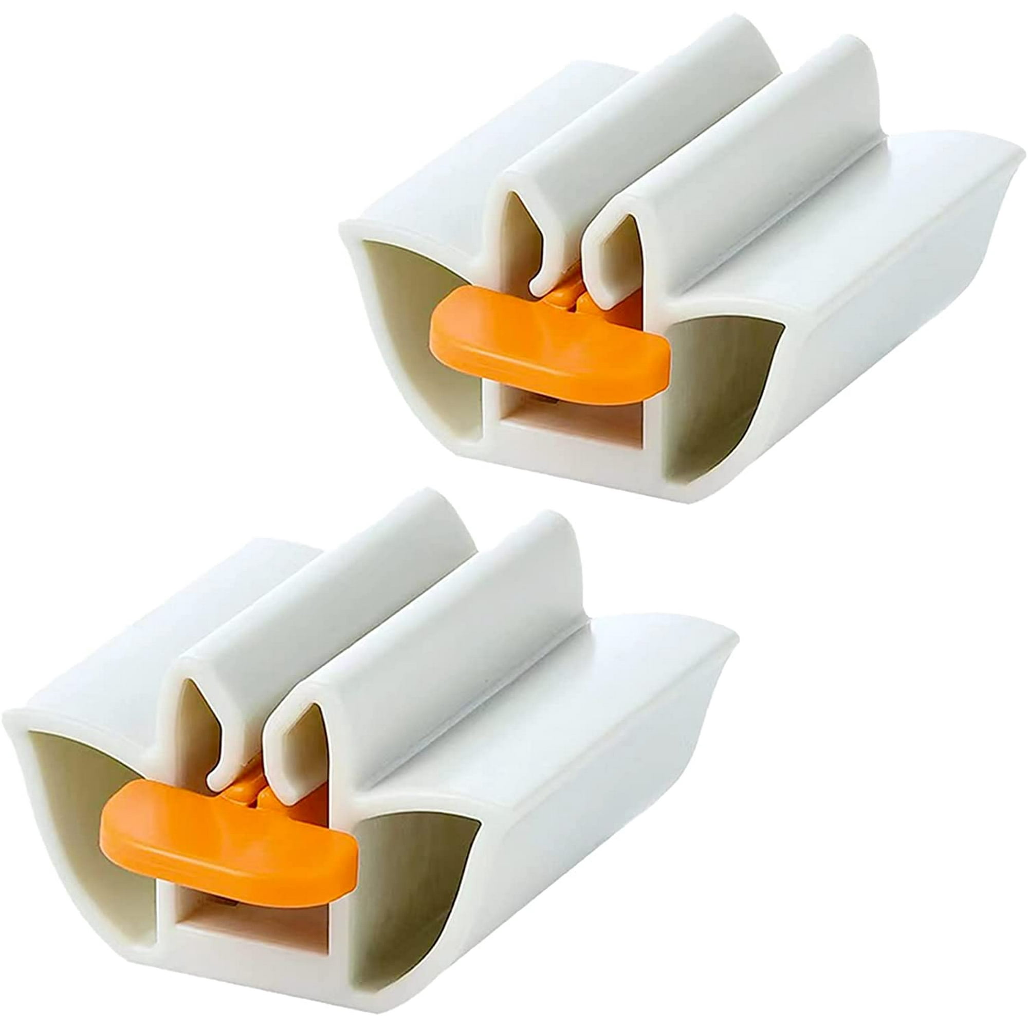 Plastic Toothpaste Squeezer,Square Toothpaste Tube Squeezer,Rolling Tooth Pastetooth Squeezer, Manual Tube Cleanser Saver, Tube Stand up Storage ...