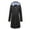 Black##1, variant on Women's Rain Coat Waterproof with Hood Utility Outdoor Travel Windbreaker Fall Casual Jacket Full Zip Pocketed Trench Coat