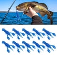thumbnail image 4 of Realistic Soft Plastic Crawfish Lures, 10 Pack – Ideal for Bass Fishing, Freshwater & Saltwater, 4-Inch Size, 4 of 6