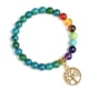 thumbnail image 1 of 7 chakra arbre de vie charme bracelet pierre naturelle Reiki guérison perles femmes hommes Yoga corde élastique bracelet méditation bijoux cadeau, 1 of 4