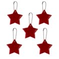 thumbnail image 2 of Agiferg 5PCS Reflective Pendant Outdoor Safety Reflective Pendant Star Shape Safety Reflective Suitable For Backpack Riding Walking Running, 2 of 2