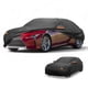 thumbnail image 1 of Funda para auto impermeable para todo clima, protección exterior completa contra el sol y la lluvia, con tiras reflectantes, negra para Lexus LC, 1 of 5
