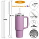 thumbnail image 2 of Pajitas de repuesto para vaso Stanley de 30 onzas, paquete de 6 unidades, color Tritan Clear, 2 of 7