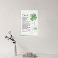 thumbnail image 2 of Aaroca Love Is Patient Christian Canvas Wall Art 1 Corinthians 13:4-8 Inspirational Quotes Pictures Wall Decor Positive Scripture Painting Print Farmhouse Wedding Gift for Home Bathroom Living Room, 2 of 3