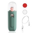 thumbnail image 4 of Inteprter Mini rociador de agua para la cara, portátil, de mano, para mujer, vaporizador Facial, 35ml, atomizador hidratante automático, cuidado de la Humidificadores verde Inteprter HA007734-06B, 4 of 6