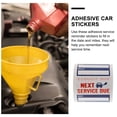 thumbnail image 3 of SHISUYAN 1 Roll of 150Pcs Service Due Stickers Simple Car Window Stickers Auto Stickers, 3 of 8