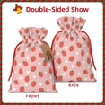 thumbnail image 2 of Naloa Strawberry Drawstring Christmas Bags, 3D Xmas Gift Bags, Christmas Wrapping Bags, Xmas Goodie Bags, Treat Pouch Bags, Party Favor Bags-Medium, 2 of 9