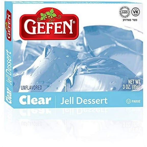 Gefen Clear Unflavored Jello, 3oz 1 Pack