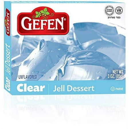 Gefen Clear Unflavored Jello, 3oz 1 Pack