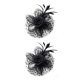 thumbnail image 1 of Sonducket Tocado de boda con flores para el pelo, exquisito adorno europeo para ahorrar espacio, colgante de cabeza de compromiso nupcial Type1 NO1, 1 of 6