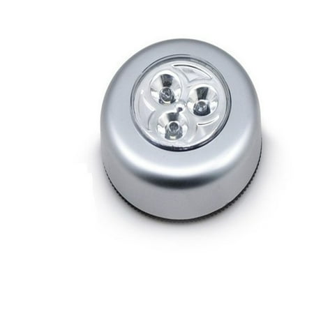 

GloryStar Touch Light Mini Wireless 3led Battery-powered Tap Light Cabinet Staircase Closet Car Night Light