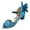 Blue, variant on Ymyiu Heels for Kids High Heels for Kids Open Toe Dress Shoes for Girls Ankle Strap Pump Shoes Flower Girl Sandals Party for Little and Big Kids Size 13 (Blue,Little Kids 13)