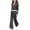 Dark Gray, variant on Cethrio Girls Outfit Sets 2 Piece, Long Sleeve Fall Casual Sports Girls' Clothing Sets Khaki Size 7-8T