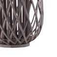 thumbnail image 2 of Saltoro Sherpi 23.50 Inch Bamboo Lantern with Lattice Design and Braided Rope Handle,Brown, 2 of 5