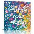 thumbnail image 2 of Colorful Spring Floral Wall Art Painting on Canvas, Modern Oil Painting Abstract Art Canvas Art Home Prints Wall Art Framed Modern Artwork for Living Room Bedroom Wall Decor 12x12in, 2 of 9