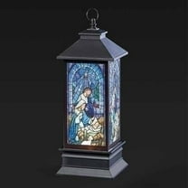 Roman 133322 Led Holy Family Printed Swirl Lantern, 10.5 inch, Multicolor