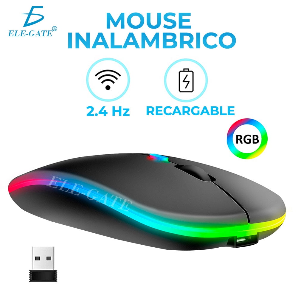 Ele Gate Raton Inalambrico Rgb Ele Gate Mini Mouse Inalambrico