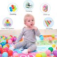 thumbnail image 5 of Bolas de plástico de colores para bebés 50 piezas juegos para niños tienda de juegos para bebés piscina de agua bolas de olas oceánicas juguetes para niños y niñas, 5 of 5