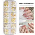 thumbnail image 3 of 1 Box Nail Art Kit Stunning Aurora Rhinestone Create Stylish Nail Looks Flat Bottom Manicure Art Accessories, 3 of 10