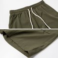 thumbnail image 3 of Vcansion Men's Casual Shorts Quick Dry Lightweight Shorts with Pockets Army Green 30-32, 3 of 6