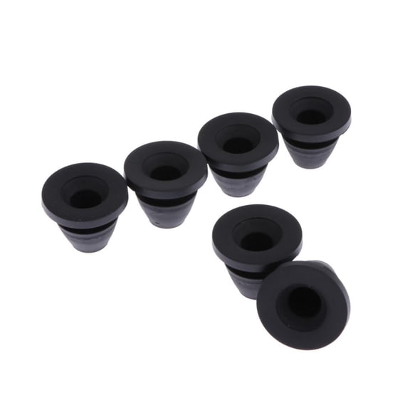 6pcs Round Rubber Side Cover Grommet For Touring Motorcycle Accessories