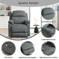 thumbnail image 6 of Bonzy Home Power Recliner Chair — Electric Recliner with Remote Control & Side Pockets, Compact Home Theater Seating for Small Spaces, 6 of 8