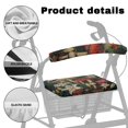 thumbnail image 5 of HELLHERO Rollator Seat Back Cover Easy to Clean Stain Proof Rollator Seat Covers & Mushroom Breathable for Removable and Washable, 5 of 7