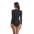 thumbnail image 6 of Strapless One-Piece Swimsuits for Women Long Sleeve Swimsuits for Women, Women Shorty Wetsuit, Sun Protection Printed Zipper Surfing One Piece Swimsuit Bathing Suit Modest Surfing Swimwear XXL, 6 of 9
