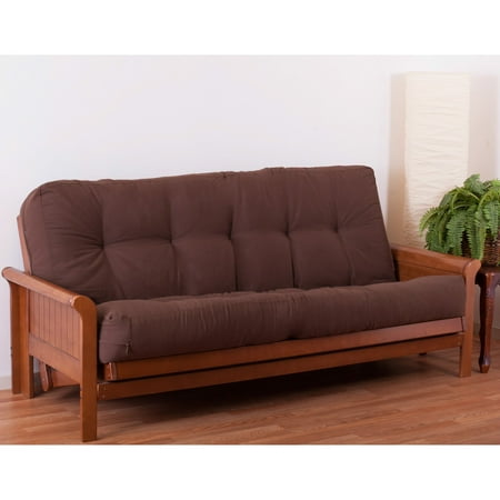 - Blazing Needles Vitality 9 in. Full Size Solid Twill Innerspring Premium Futon Mattress