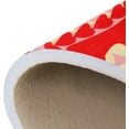 thumbnail image 5 of SKYSONIC Valentines Day Hearts Area Rug Pad 23.6x15.7 inch, 100% Light Weight Polyester Fabric for Living Bedroom, 5 of 5