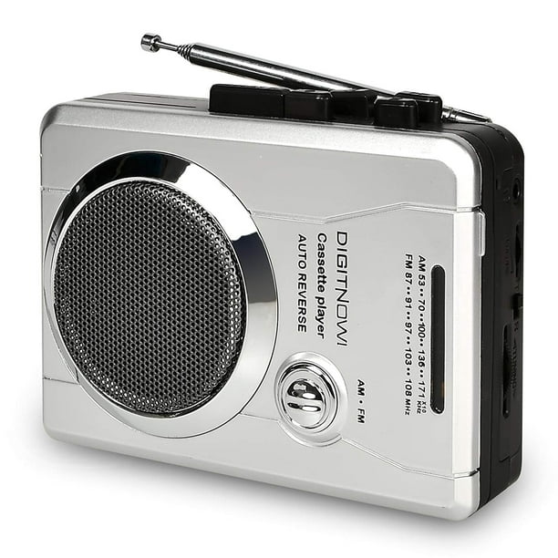 DIGITNOW! AM/FM Portable Pocket Radio and Voice Audio Cassette player