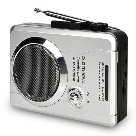 DIGITNOW!AM/FM Portable Pocket Radio and Voice Audio Cassette Recorder,Personal Audio Walkman Cassette Player with Built-in Speaker and