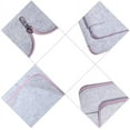 thumbnail image 4 of Ropch 17.3 Inch Laptop Sleeve with Handle, Felt Laptop Bag Notebook Bag, 360 Protective Laptop Carrying Bag Pouch Cover Compatible for 17.3" MacBook / Dell Acer / Asus / Lenovo, Grey and Light Pink, 4 of 8