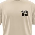 thumbnail image 2 of Rollin Hard Roll Deep Graphic T-Shirt (Large, Sand), 2 of 4