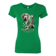thumbnail image 2 of If It's Not a Weimaraner It's Just a Dog Gift | Womens Dog Lover Slim Fit Junior Tee, Kelly, Small, 2 of 3