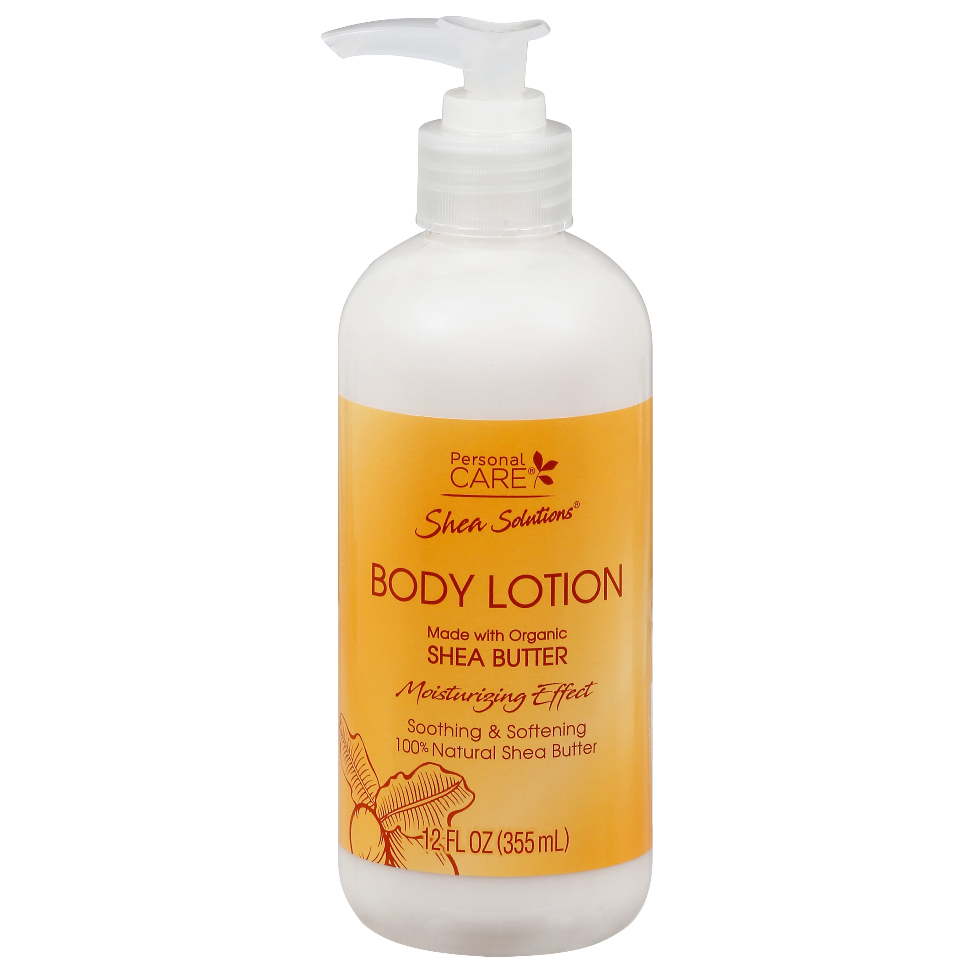 Personal Care Solutions Body Lotion. Soothes & Softens Skin. Made with Natural Shea Butter. 12 oz / 355 ml Walmart.com