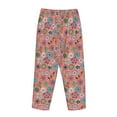thumbnail image 5 of Xecao Color Flowers Women's Straight Lounge Pajama Pants: The Epitome of Relaxed Sleepwear, 5 of 9